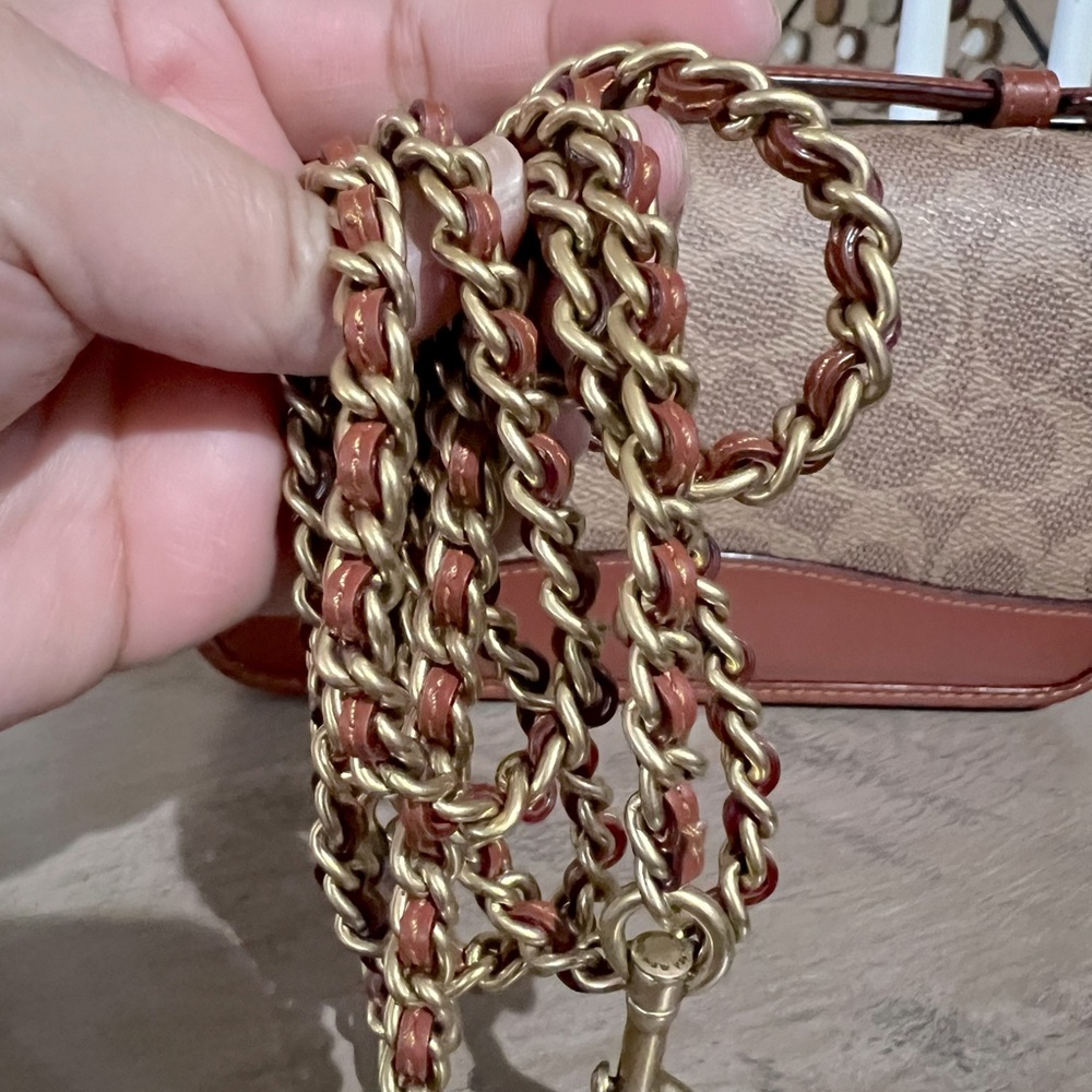 ❌SOLD❌Coach Brown Signature Canvas Bag - Picture 11 of 14